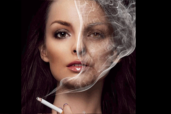 تاثیرات سیگار بر روی پوست